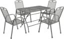 MWH Garten-Essgruppe Caffe Latte 2.0 4-tlg. Grau Streckmetall Bild 4