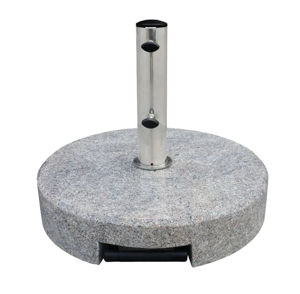 Primaster Granit Schirmständer 50 kg Grau mit Rollen - Bild 3