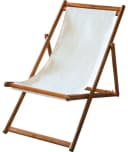 Primaster Gartenliegestuhl Karla beige klappbar verstellbar Bild 1