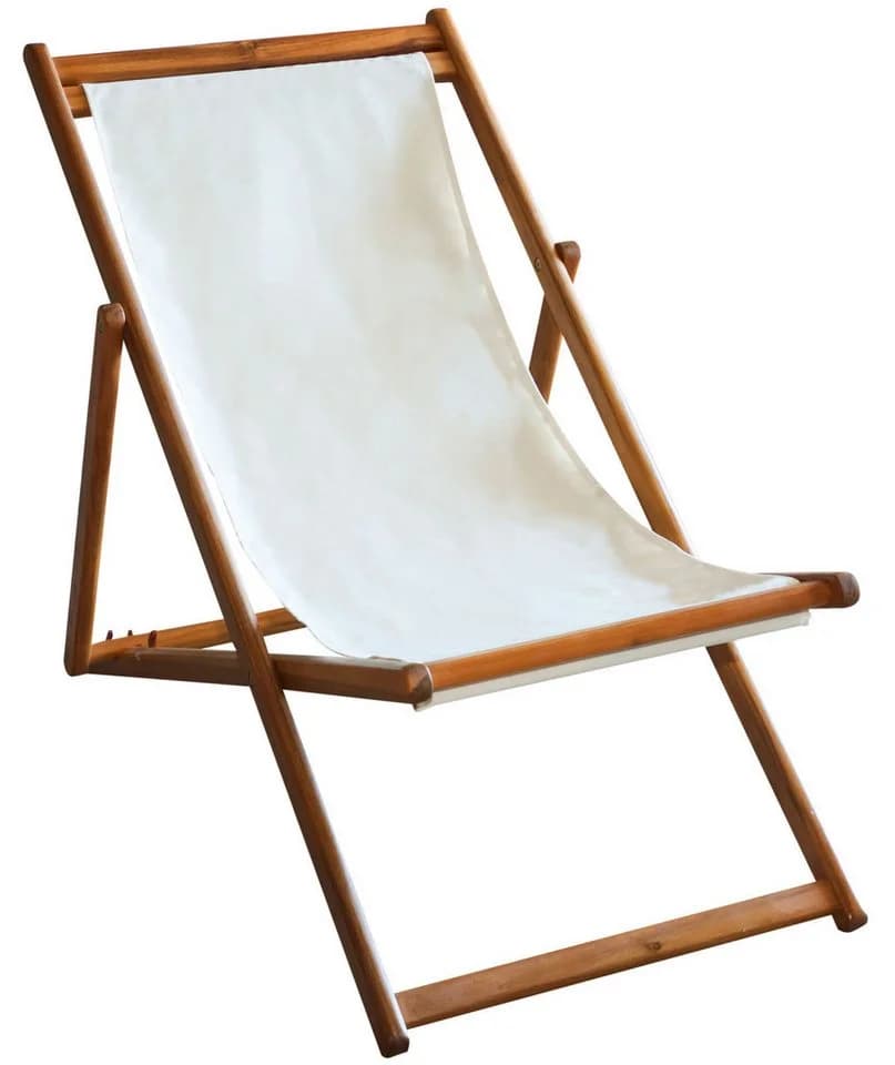 Primaster Gartenliegestuhl Karla beige klappbar verstellbar - Bild 2