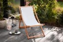 Primaster Gartenliegestuhl Karla beige klappbar verstellbar Bild 3