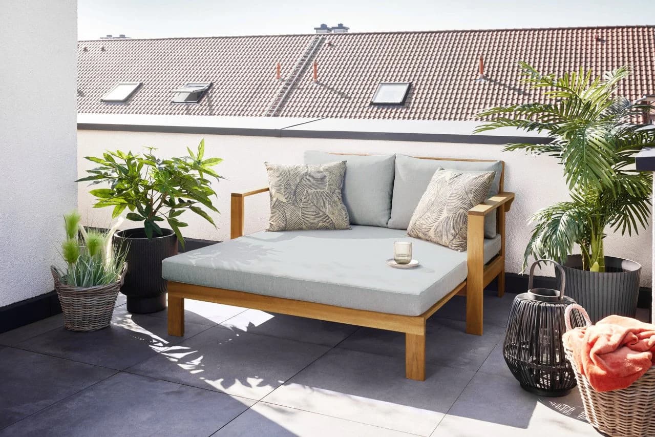 Primaster Loungebett Capri inkl. Auflage, Ausziehbar, Witterungsbeständig - Bild 2