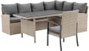 Primaster Gartenlounge-Set Andros Grau PE-Wicker Stahl Bild 3