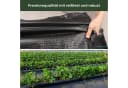 OUNUO Unkrautvlies 90g/m² Schwarz 3x25m Rolle Bild 5