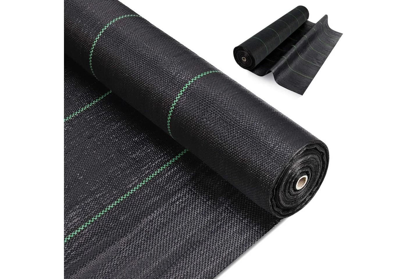 Dripex Unkrautvlies 20m² Rolle Schwarz Wasserdurchlässig