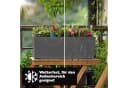 KONZEPT Balkonkasten Rattan-Optik Grau 56x19cm Bild 5