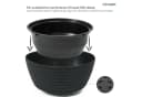 KONZEPT Blumenampel Hängend 30 cm Grau Anthrazit Weiß Bild 5