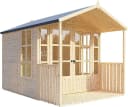 Gartenhaus BERTILO Salisbury Massivholz Beige Naturbelassen Bild 1