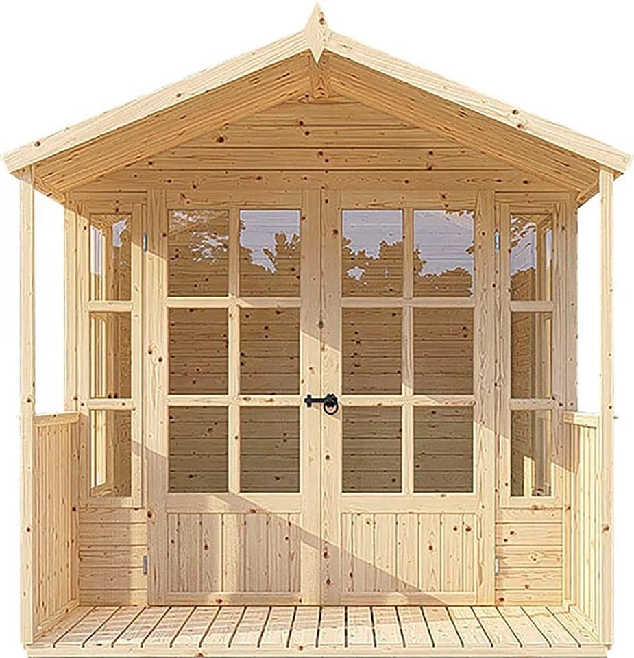 Gartenhaus BERTILO Salisbury Massivholz Beige Naturbelassen - Bild 4