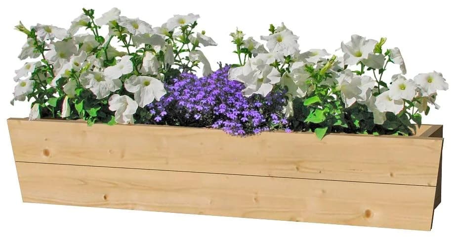 Blumenkasten LASITA MAJA Natur Holzwerkstoff