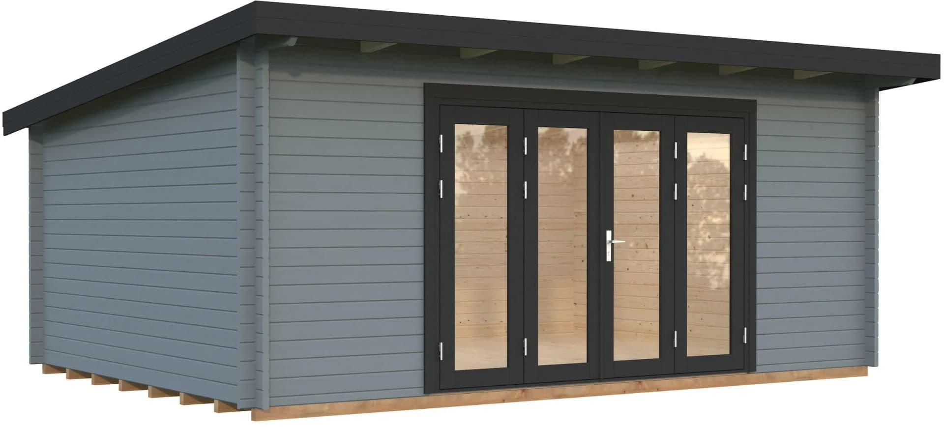 Gartenhaus PALMAKO Lea Bifold Massivholz 578x451 cm