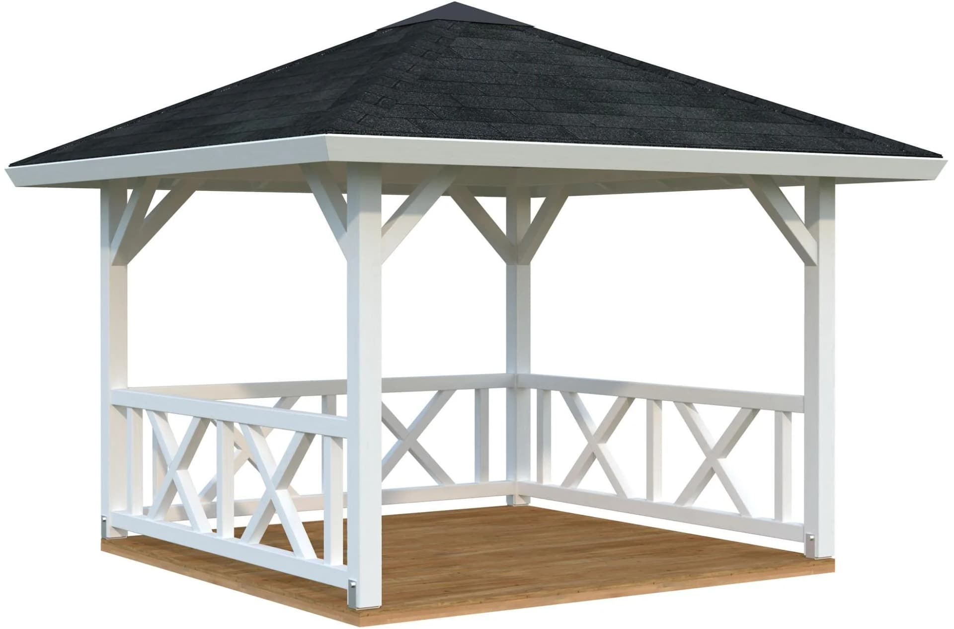 Holzpavillon PALMAKO Betty Garten 386x386x323 cm