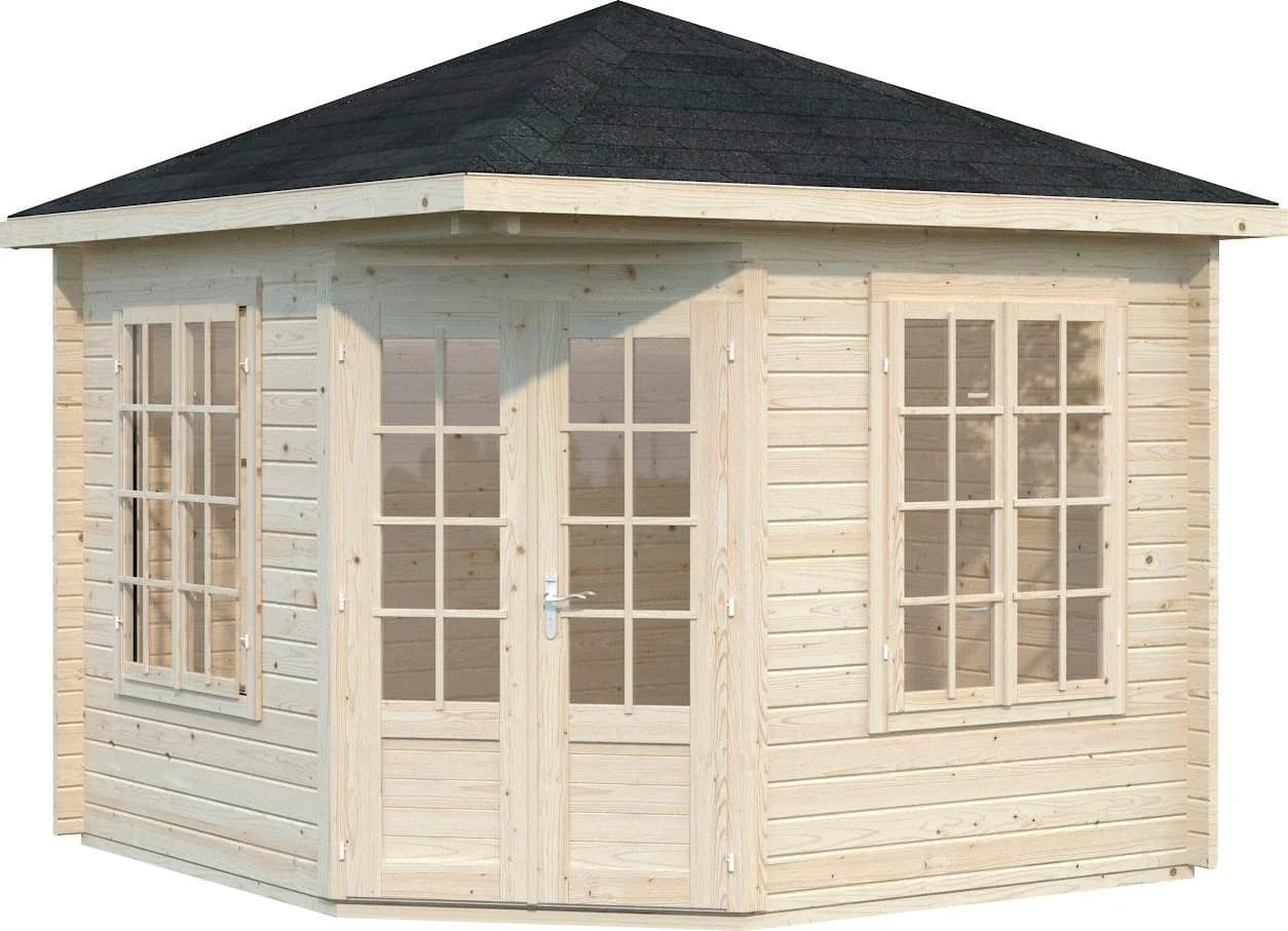 Palmako Pavillon Melanie Transparent Massivholz Gartenhaus