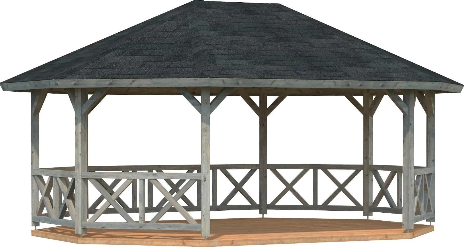 Palmako Garten Pavillon Betty Grau