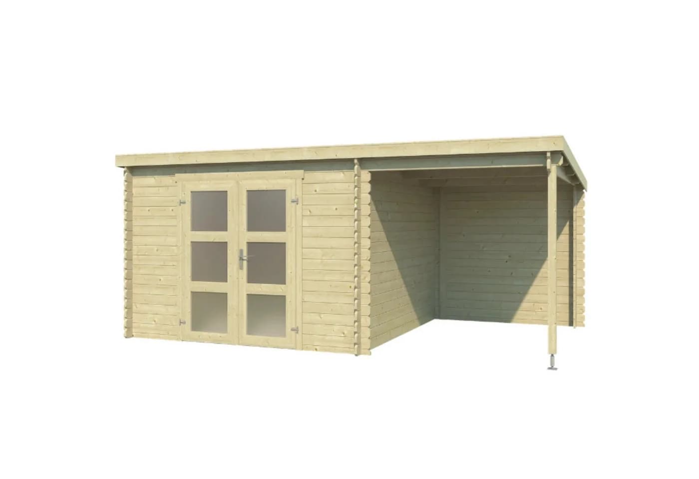 LASITA MAJA Gartenhaus Tampa 2.0 Blockbohlenhaus 501x319 cm - Bild 2