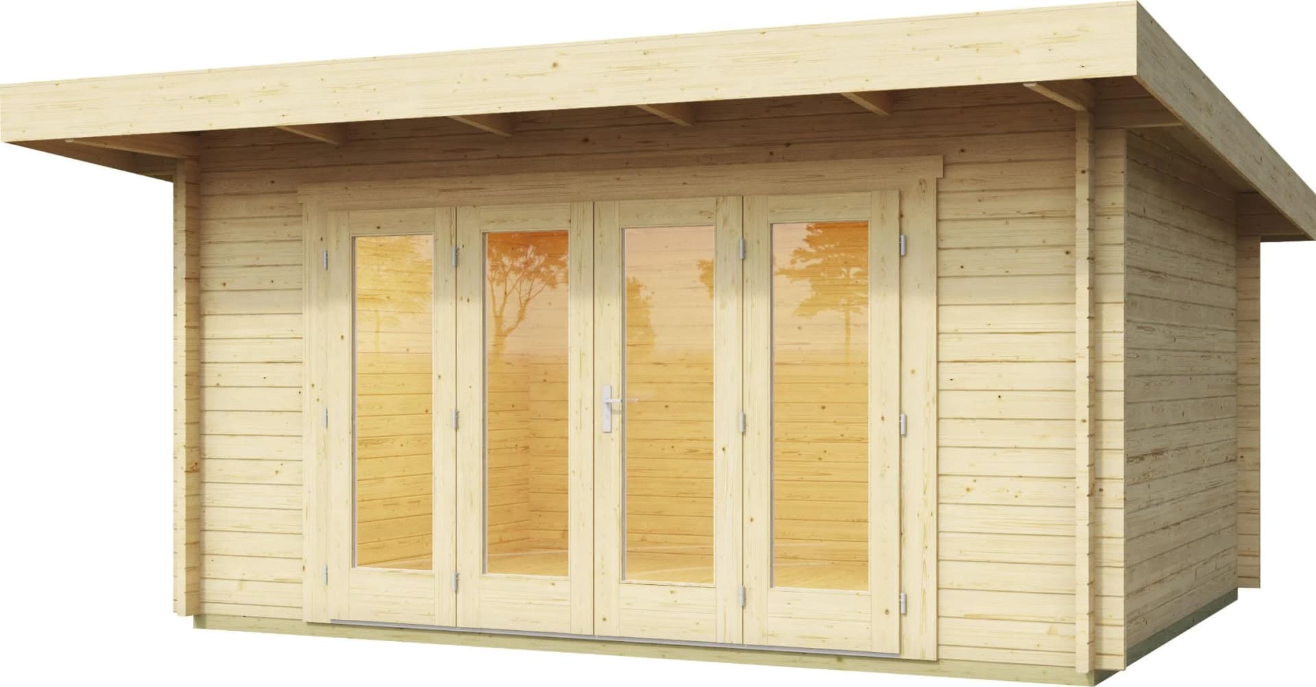 Lasita Maja Gartenhaus Sussex Holzwerkstoff