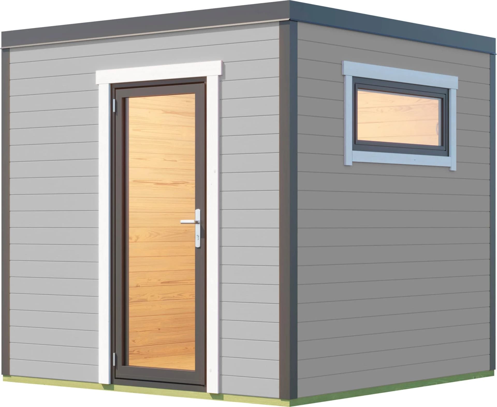 Lasita Maja Gartenhaus Sardinien 1 Blockbohlensystem 44 mm