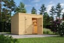 Modernes Gartenhaus aus Massivholz Bild 1