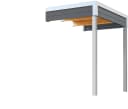Gartenhaus-Anbaudach WEKA für die Gartenhäuser der Serie Batu Dunkelgrau Bild 1