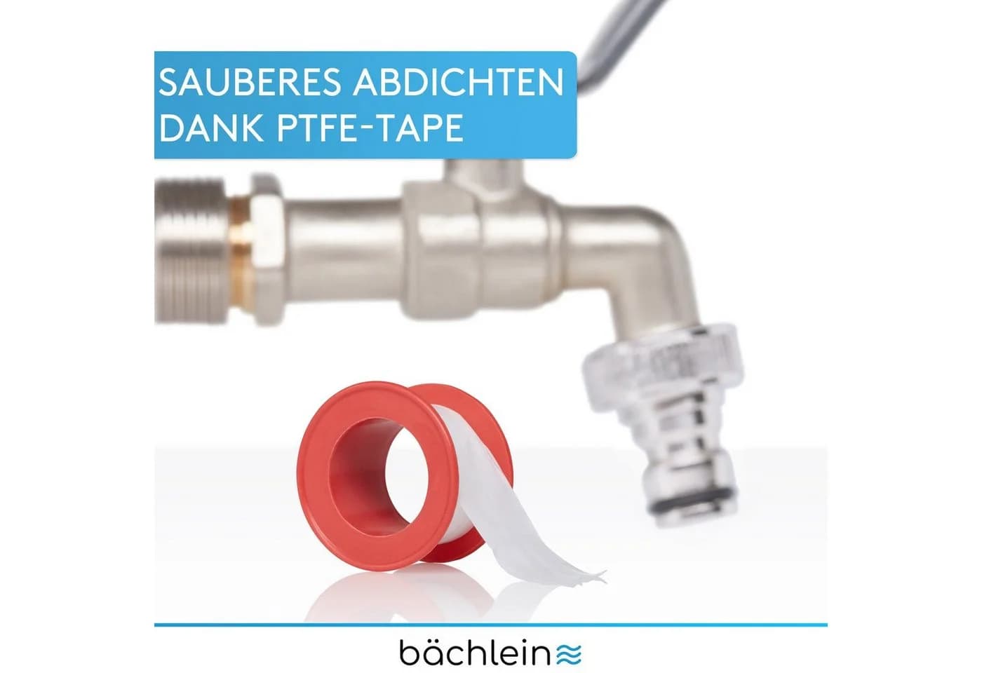 Bächlein Absperrventil Wasserhahn Garten Anthrazit mit Adapter - Bild 5