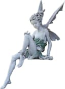 feinlux Sitzende Fee Gartendeko Figur 22 cm Bild 2