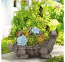 feinlux Solar Gartenfigur Eichhörnchen/Schildkröte mit LED-Beleuchtung Bild 5