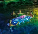 Summer Waves Aqua Glow LED Luftmatratze mit Bierpong Bild 3