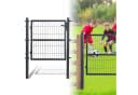 Clanmacy Gartentor 120cm Doppelstabmatten Anthrazit Bild 2