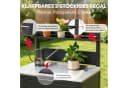 Feasto Wetterfester Gartenschrank mit Edelstahl-Arbeitsfläche Bild 5