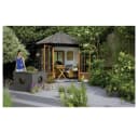 Hozelock Outdoor Aquarium 500 Liter Polyrattan mit 3 Fenstern Bild 1