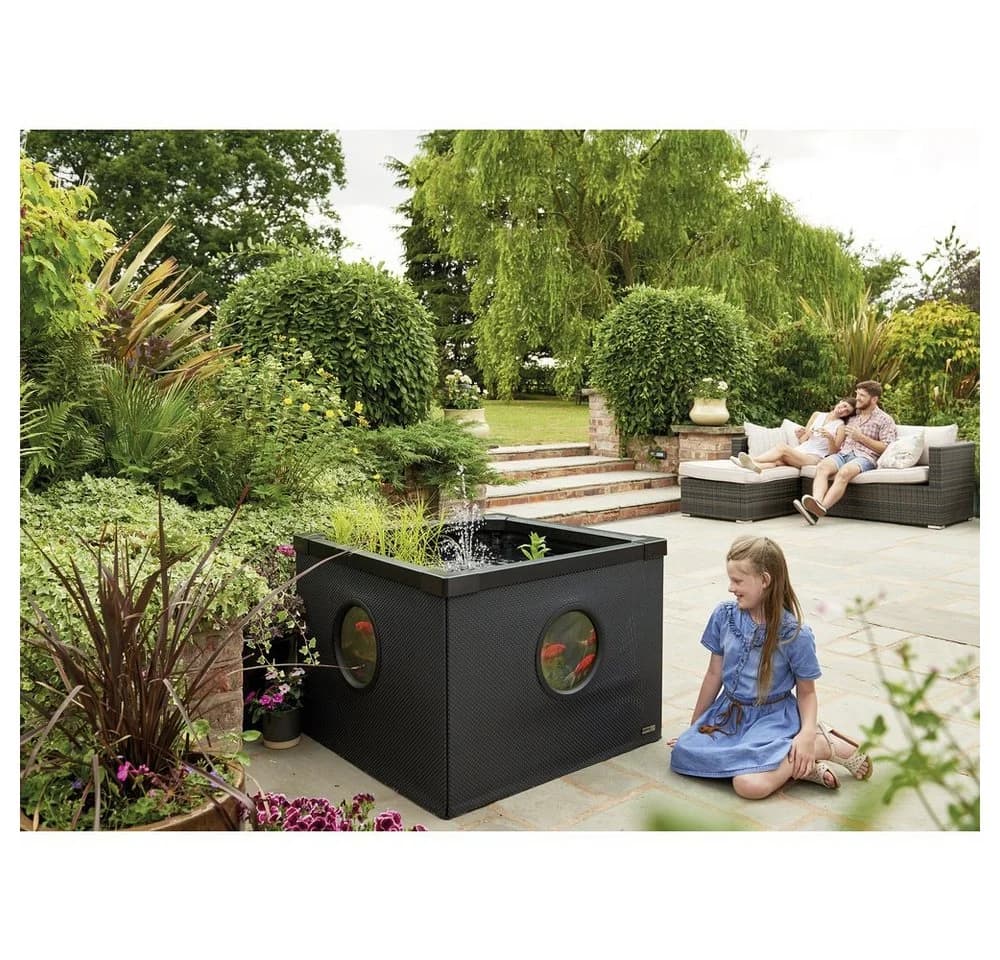 Hozelock Outdoor Aquarium 500 Liter Polyrattan mit 3 Fenstern - Bild 4