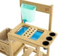 TP Toys Outdoor-Spielküche Grow Up Holz mit Hochbeet und Wasserspender Bild 4