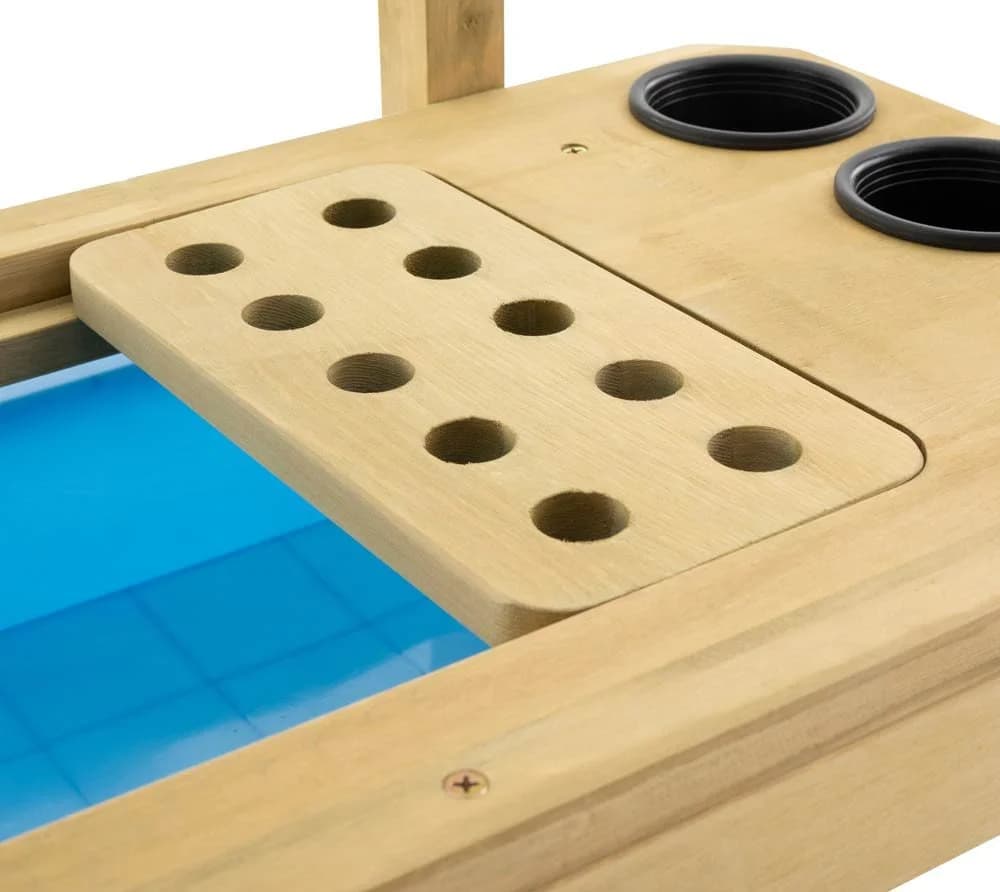 TP Toys Outdoor-Spielküche Grow Up Holz mit Hochbeet und Wasserspender - Bild 5