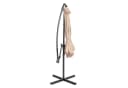 LALAHO Sonnenschirm Ø 300 cm mit Ständer UV 50+ Beige Bild 5