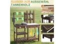 LALAHO Outdoor-Spielküche Holz Matschküche mit Wasserhahn & Garten-Set Bild 3