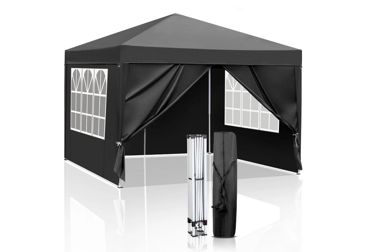 LALAHO Faltpavillon 3x3 m Gartenpavillon UV-Schutz 50+ - Bild 2