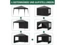 LALAHO Faltpavillon 3x3 m Gartenpavillon UV-Schutz 50+ Bild 5