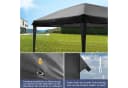 LALAHO Faltpavillon 3x6m mit 6 Seitenteilen, Wasserdicht & UV-Schutz Bild 5