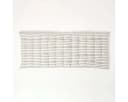 Homescapes 2-Sitzer Bankauflage grau mit Streifen, 100% Baumwolle Bild 1
