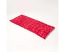Homescapes Bankauflage 2-Sitzer rot 100% Baumwolle Bild 2
