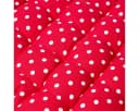 Homescapes Bankauflage 2-Sitzer rot 100% Baumwolle Bild 3