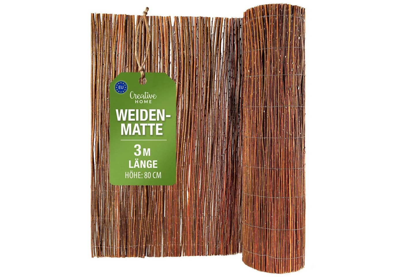Creative Home Weidenzaun Weidenmatte 300x80 cm - Bild 2