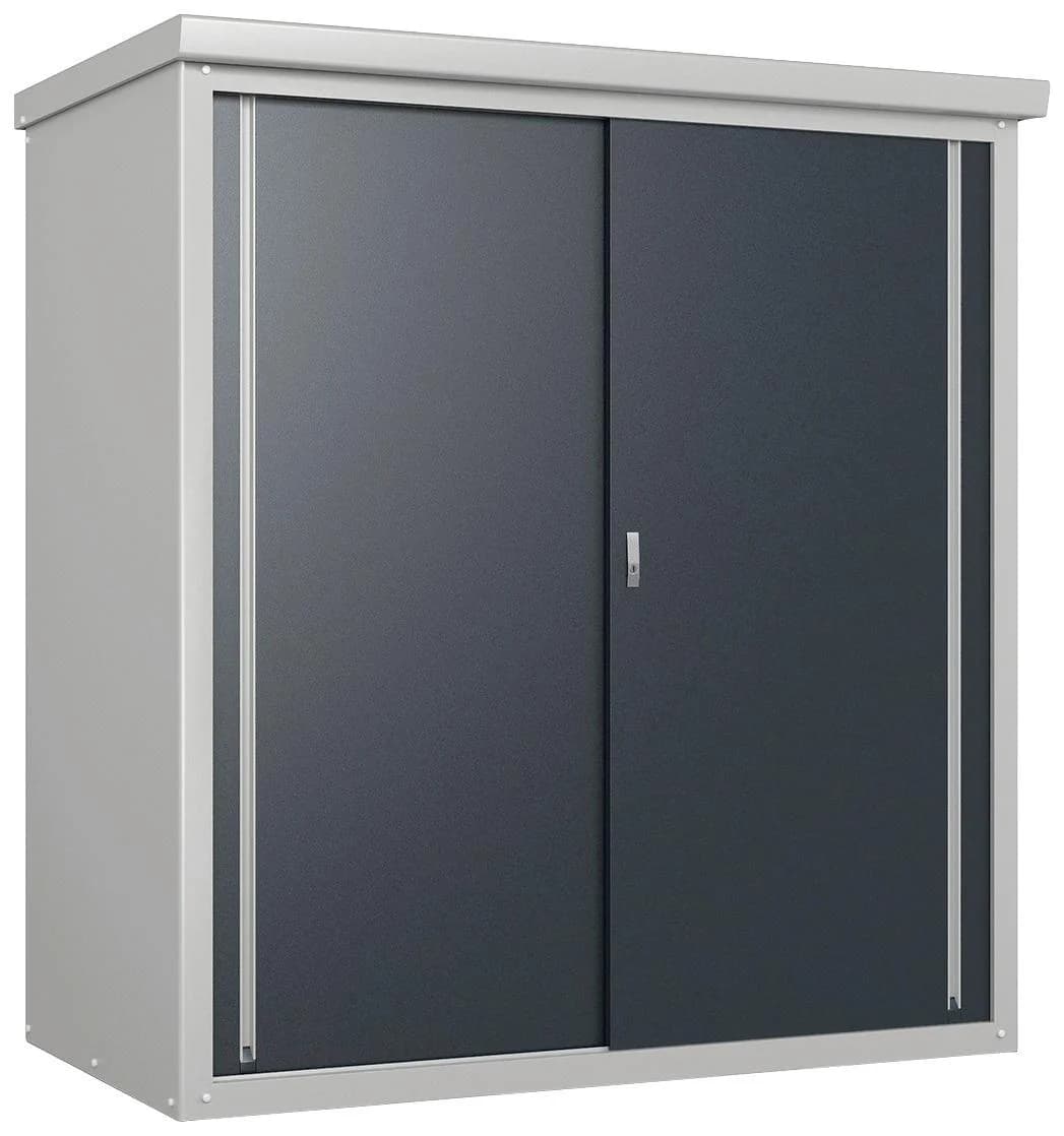 TRIMETALS Guardian Garten-Geräteschrank Grau Stahl 10 Jahre Garantie - Bild 2