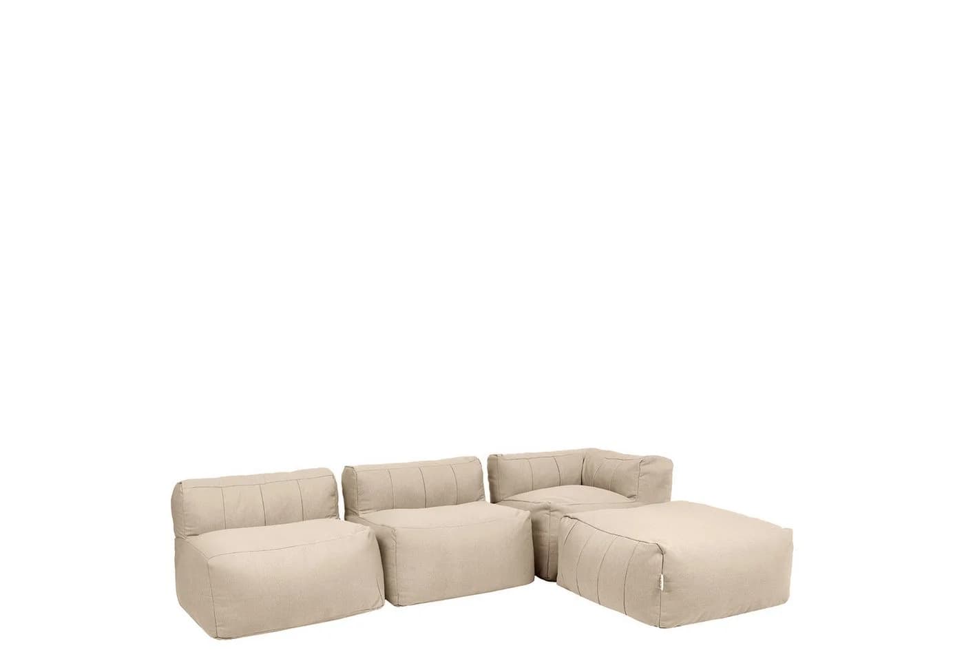 icon Gartenlounge-Set 4-tlg. Beige Polypropylen Modular - Bild 2