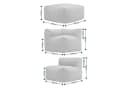 icon Gartenlounge-Set 4-tlg. Beige Polypropylen Modular Bild 5