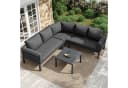 Merax Gartenlounge-Set 4-5-Sitzer Sofa Grau Bild 1
