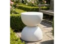 Flieks runder Beistelltisch MgO Terrazzo Weiß Outdoor Bild 1