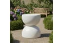 Flieks runder Beistelltisch MgO Terrazzo Weiß Outdoor Bild 3