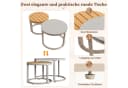 Flieks Gartenlounge-Set 6-Sitzer mit 2 stapelbaren Couchtischen Bild 5