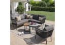 Flieks Gartenlounge-Set 6-Sitzer Gartenmöbel-Set Sitzgruppe mit 2 stapelbaren Couchtischen Bild 2